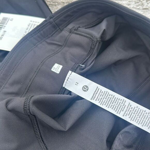 Lululemon Satin Shine‎ High-Rise Tight 25" Black size 12 NWT - Picture 5 of 6